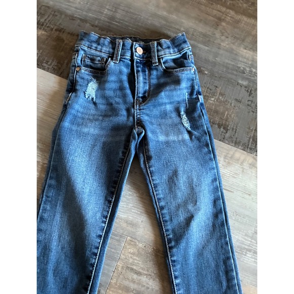 Jordache Girls Skinny Jeans Blue Distressed Denim Slim Fit Size 6 Slim - Picture 2 of 5
